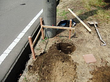基礎工事の写真